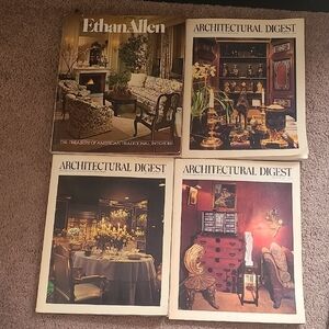 Ethan Allen and Architectural Digest Book Collection